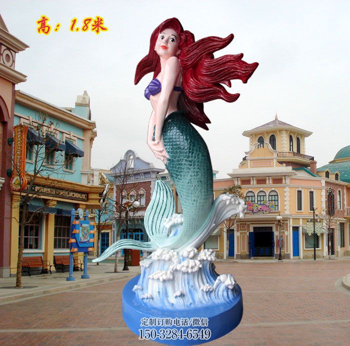 隆德水景美人鱼雕塑 风景区几何雕塑 广场小品 隆德水景美人鱼雕塑 风景区几何雕塑 广场小品