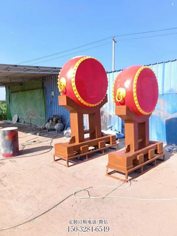 永宁景观战鼓雕塑 剪影喜庆雕塑 商业街民族雕塑 永宁景观战鼓雕塑 剪影喜庆雕塑 商业街民族雕塑