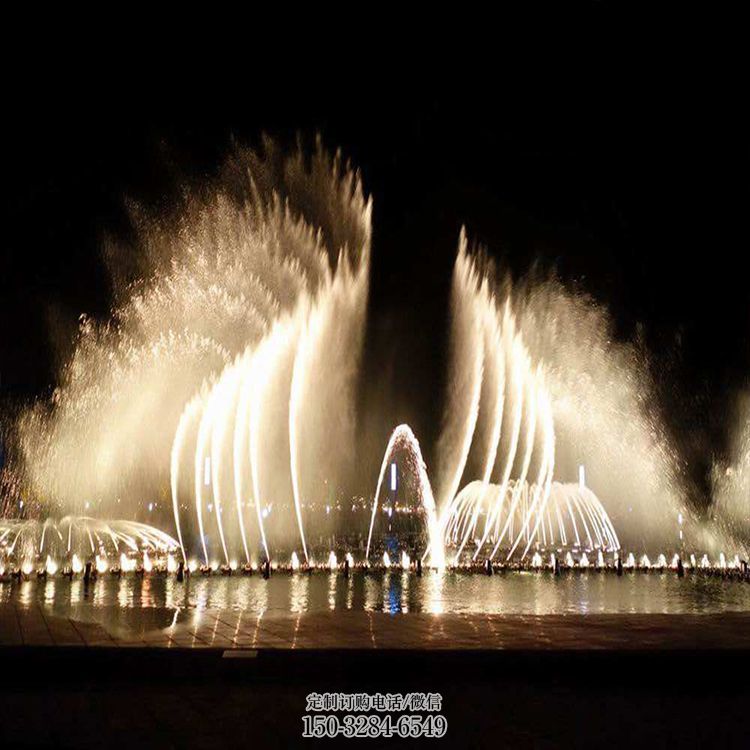 西夏水景程控喷泉雕塑,高喷循环喷水方式设计制作 西夏水景程控喷泉雕塑,高喷循环喷水方式设计制作