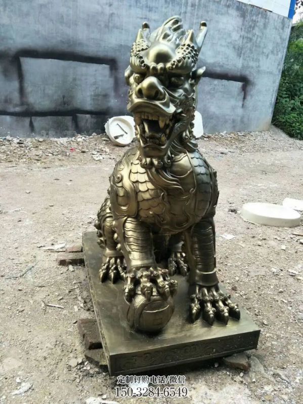 永宁校园麒麟雕塑,拉丝海洋雕塑,卡通主题 永宁校园麒麟雕塑,拉丝海洋雕塑,卡通主题